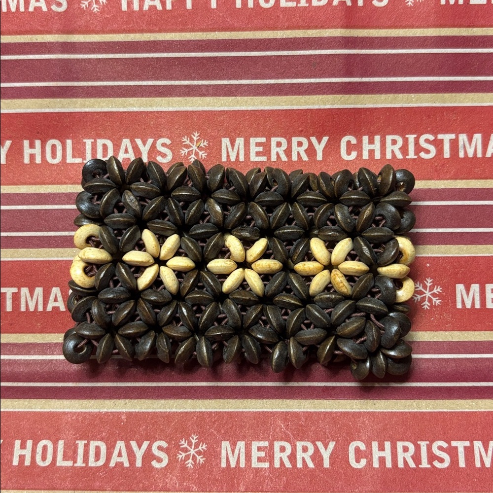 Tropical stretch bracelet natural Brown